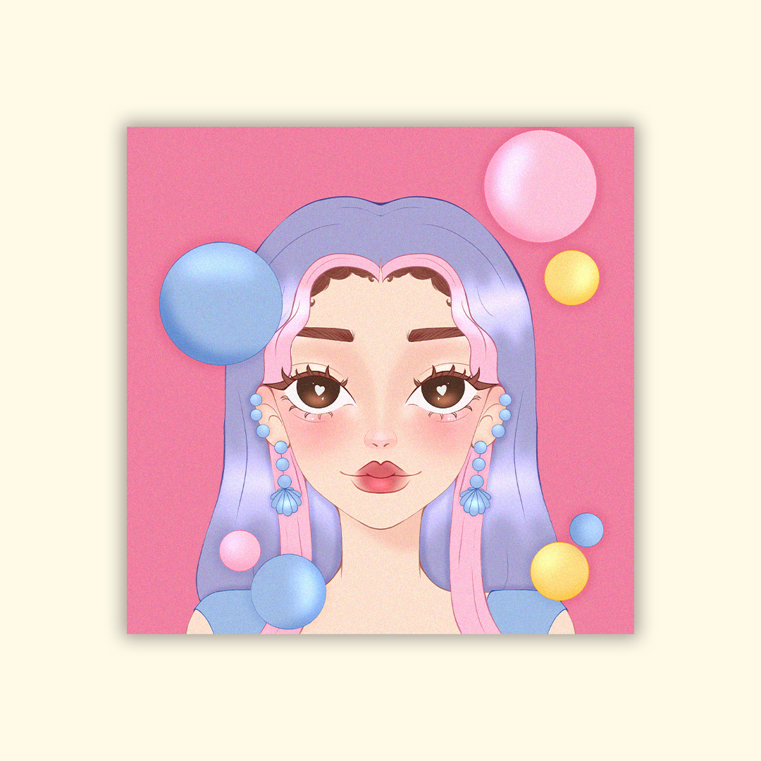 AIRA (Debut Line) Portrait - Art Print