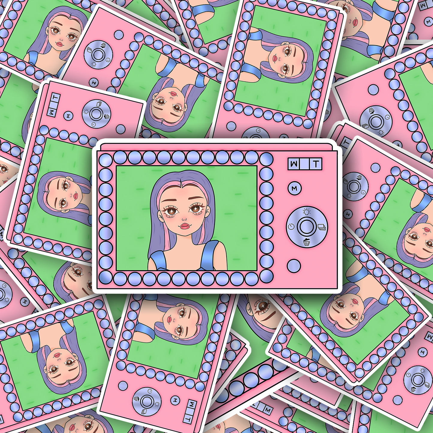 AIRA's Camera - Die-Cut Stickers