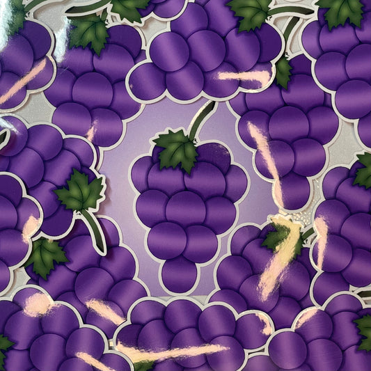 Grapes - Die-Cut Stickers