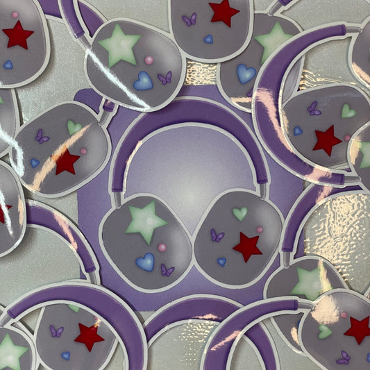 Headphone - Die-Cut Stickers