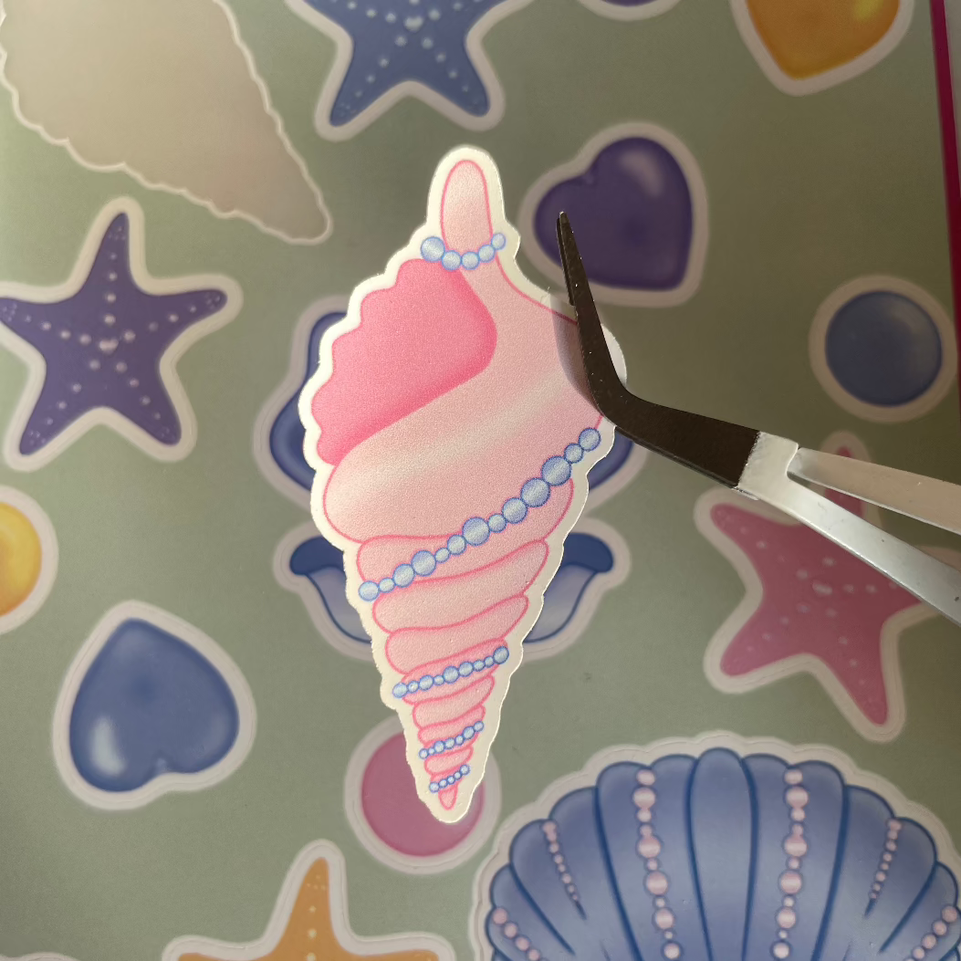 AIRA Seashells - Cute Stickers Sheet