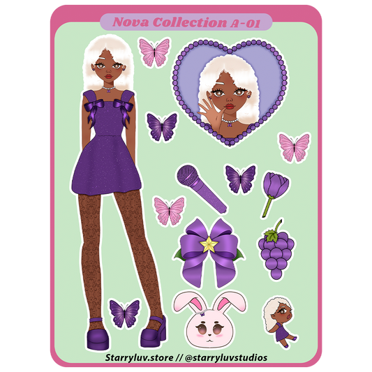 NOVA - Cute Stickers Sheet
