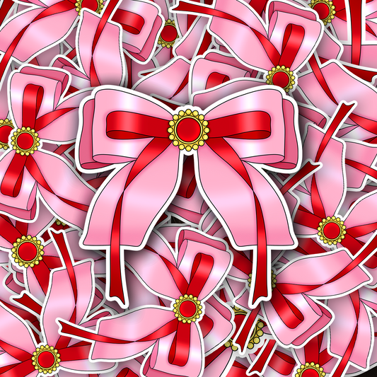 Ruby Ribbon - Die-cut Stickers