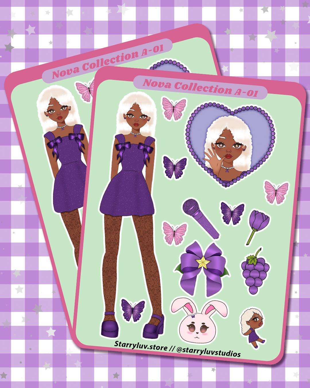 NOVA - Cute Stickers Sheet