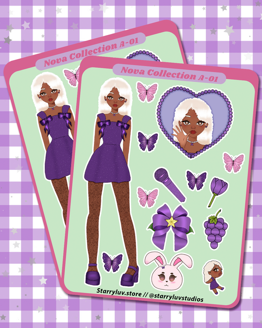NOVA - Cute Stickers Sheet